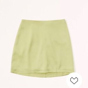 Abercrombie & Fitch Slinky Satin Mini Skort - XS
